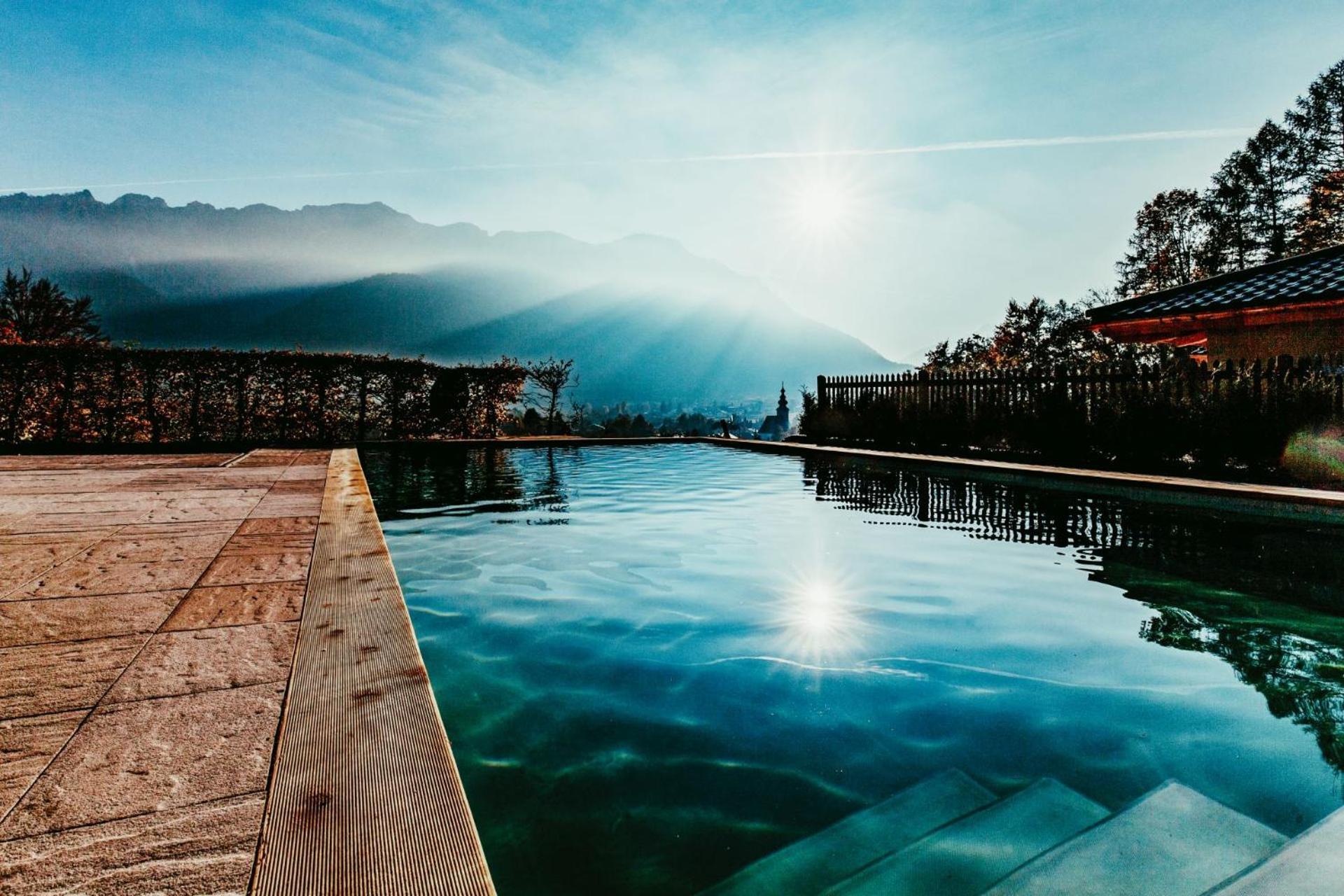 Luxus Ferienhaus Salzburg Chalet Mit Pool, Sauna, Whirlpool, Kamin Гросгмайн Екстер'єр фото