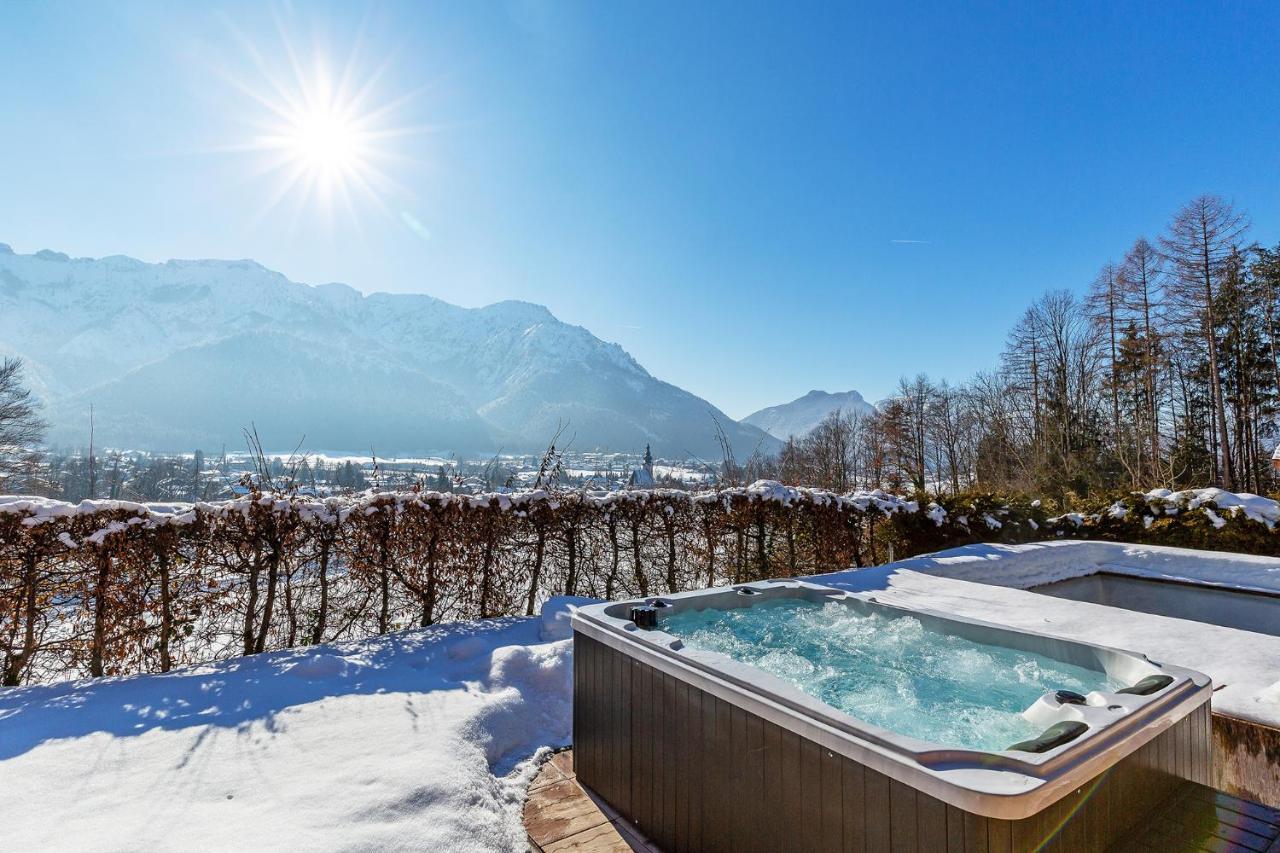 Luxus Ferienhaus Salzburg Chalet Mit Pool, Sauna, Whirlpool, Kamin Гросгмайн Екстер'єр фото